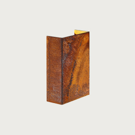 Fold 10 Wall Light Corten